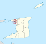 Port of Spain City Corporation in Trinidad and Tobago (special marker)